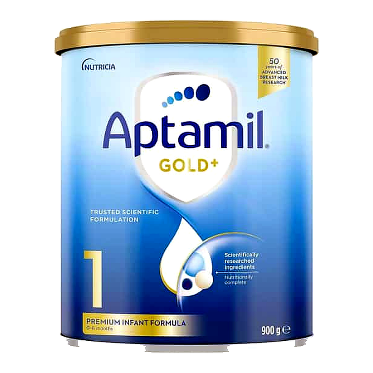Aptamil Gold+ Stage 1 Formula Powder (900 g)