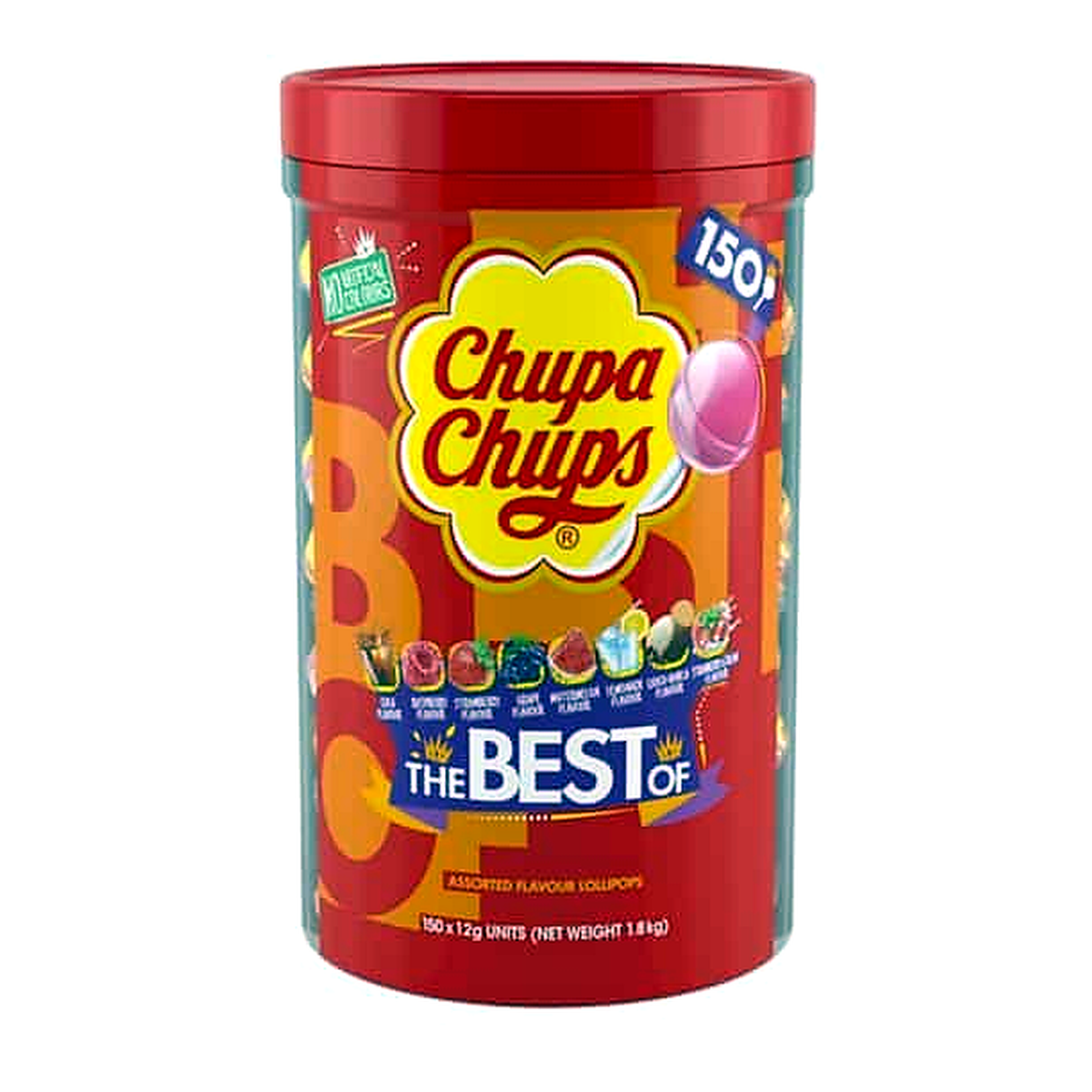 Chupa Chups Lollipop Drum (12 g x 150 pk)