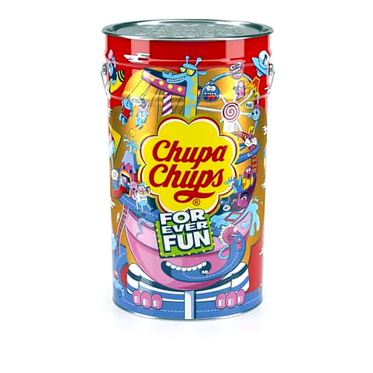 Chupa Chups Mega Lollipop Tin (12 g x 1000 pk)