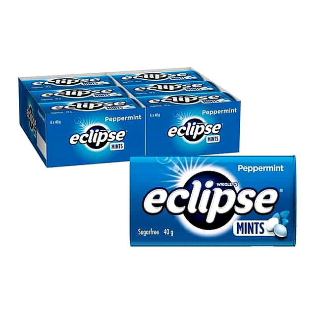 Wrigley's Eclipse Peppermint Mints (40 g x 12 pk)
