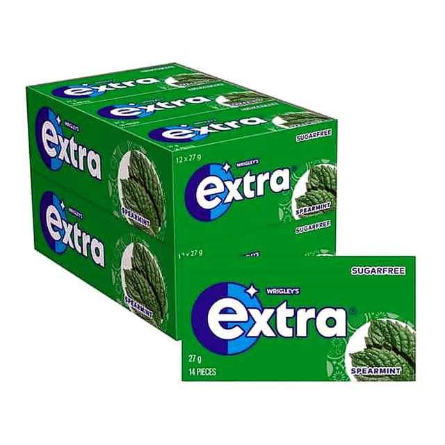 Wrigley's Sugar Free Extra Spearmint Gum (27 g x 24 pk)