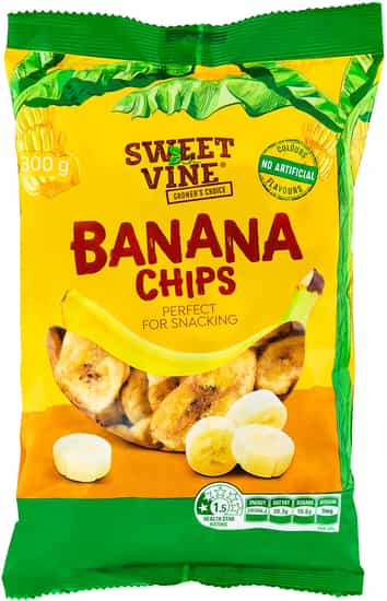Sweet Vine Banana Chips (300 gs)