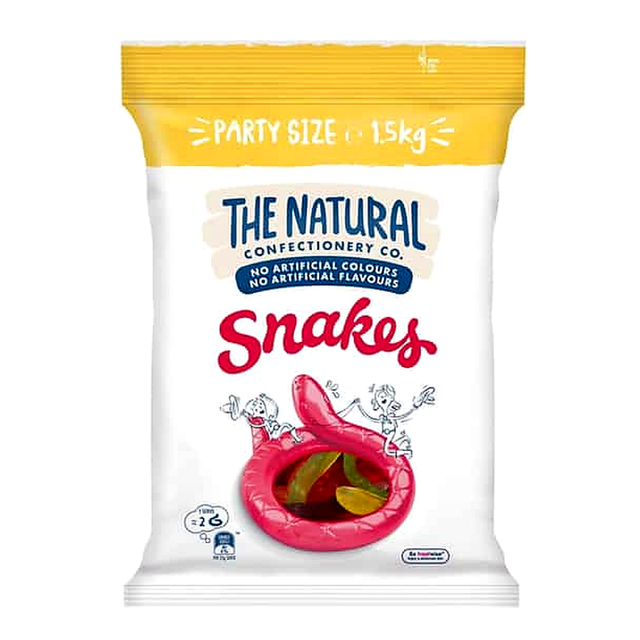 The Natural Confectionery Co. Snakes Gummy (1.5 kg)