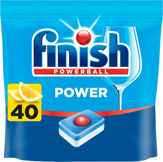 Finish Powerball Power Lemon Dishwasher Tablets (40 pks)
