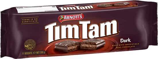 Arnott's Tim Tam Dark Chocolate Biscuits (200 gs)