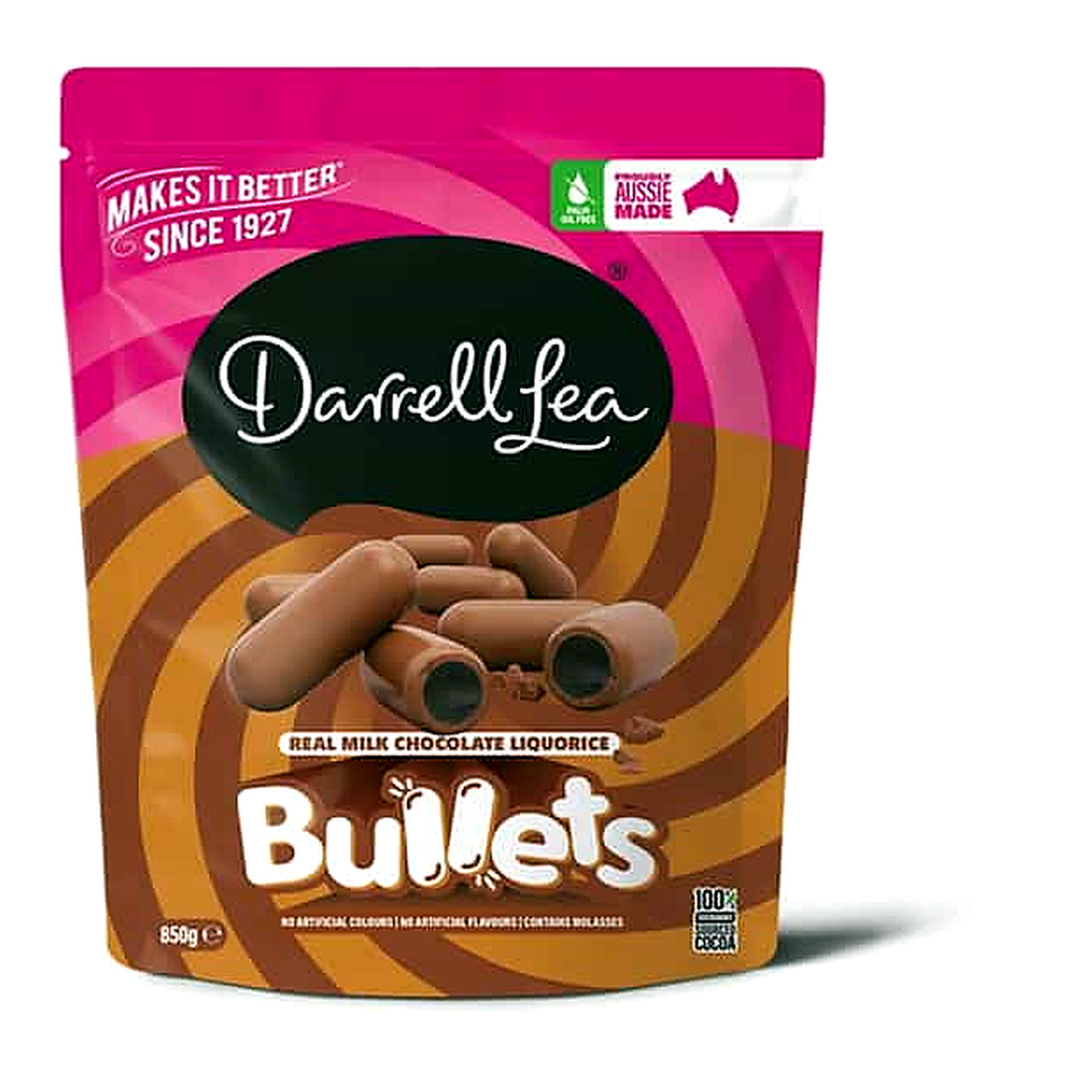 Darrell Lea Chocolate Liquorice Bullets (850 g)