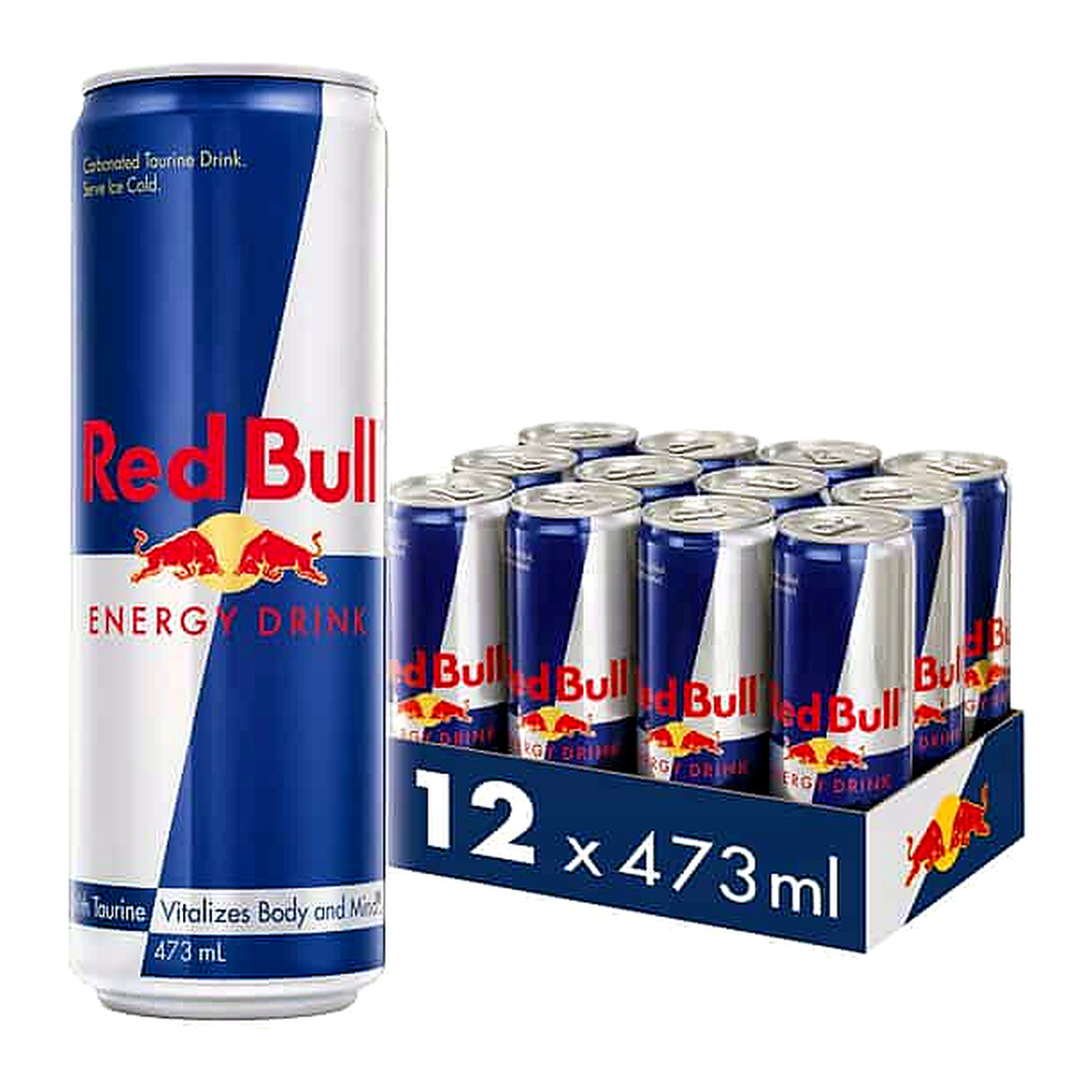 Red Bull Energy Drink Cans (473 ml x 12 pk)