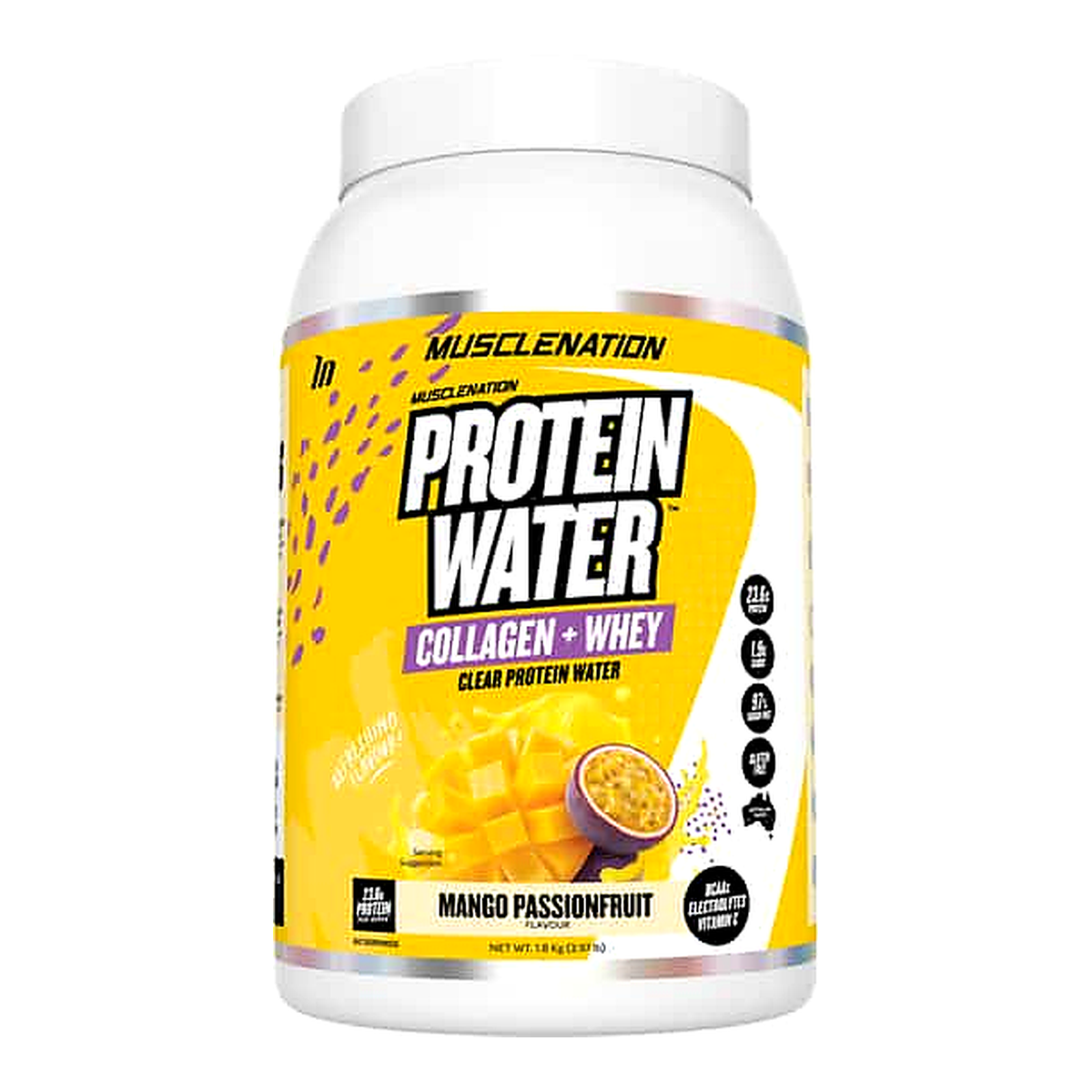 Muscle Nation Mango Passionfruit Protein Water (1.8 kg)