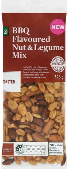 Woolworths BBQ Flavoured Nut & Legume Mix (325 gs)