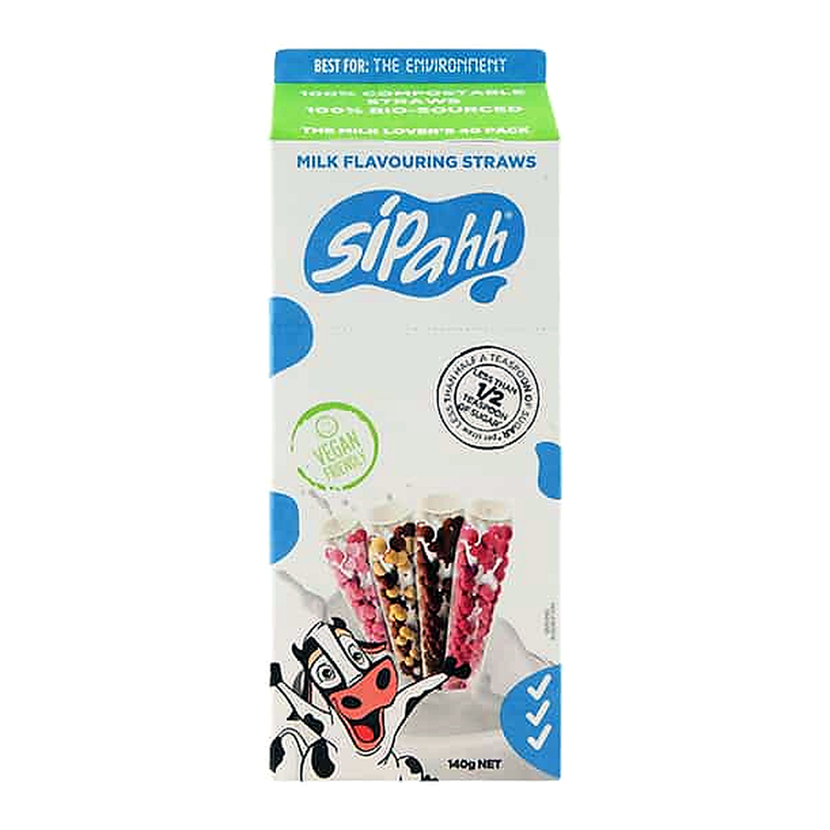 Sipahh Milk Flavour Straws Mixes (40 pk)