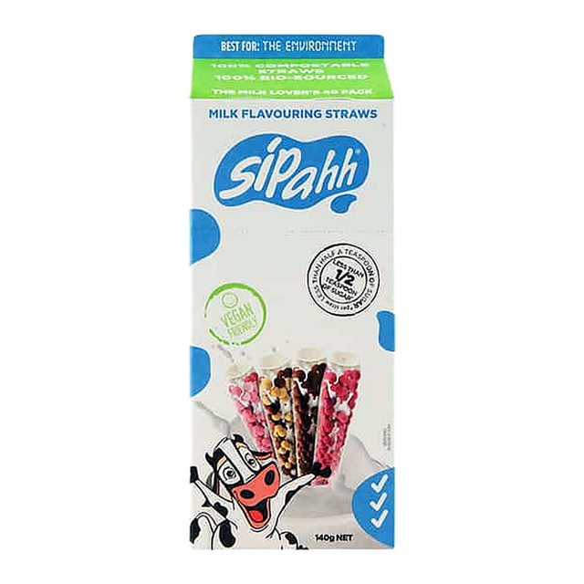 Sipahh Milk Flavour Straws Mixes (40 pk)