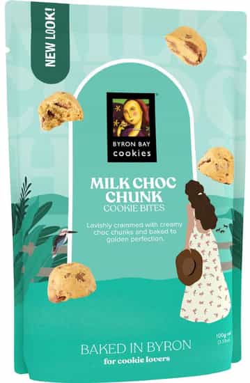 Byron Bay Cookies Milk Choc Chunk Cookie Bites (100 gs)