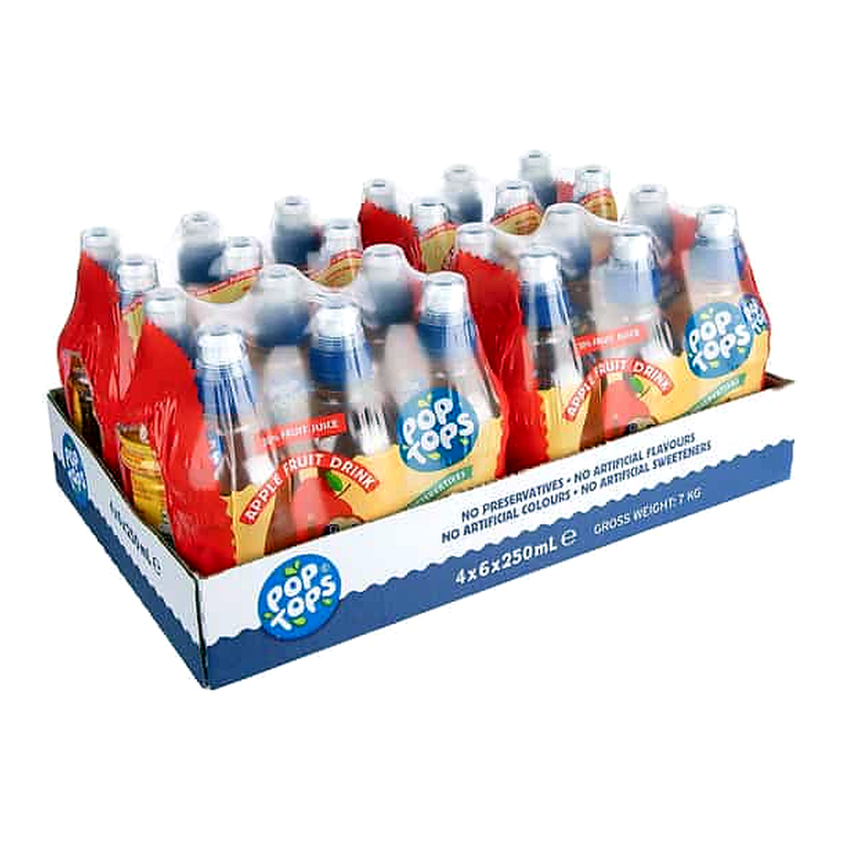 Pop Tops Apple Juice Bottles (250 ml x 24 pk)