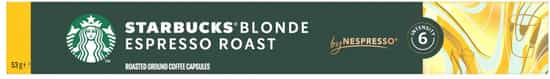Starbucks by Nespresso Blonde Espresso Roast Ground Coffee Capsules (10 pks)