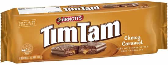 Arnott's Tim Tam Chewy Caramel Biscuits (175 gs)
