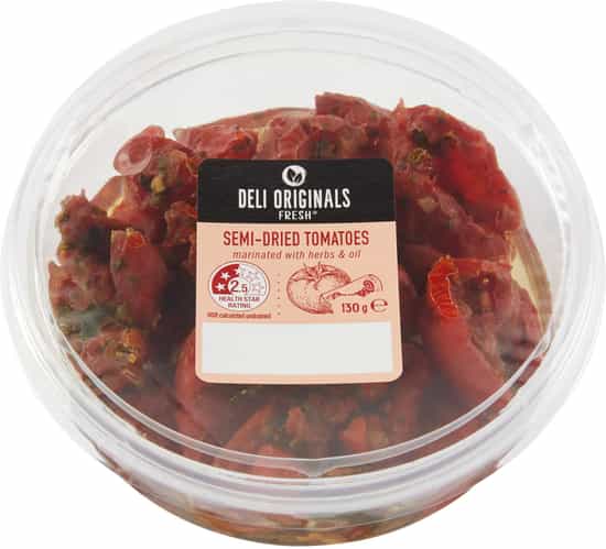 Deli Originals Fresh Antipasto Semi Dried Tomatoes (130 gs)