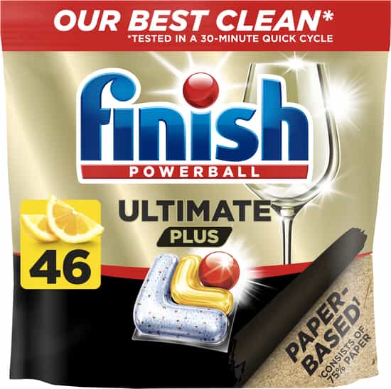 Finish Ultimate Plus Lemon Dishwasher Tablets (46 pks)