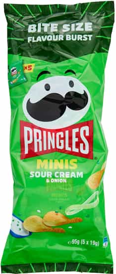 Pringles Sour Cream & Onion Potato Chips (19 g 5 pks)