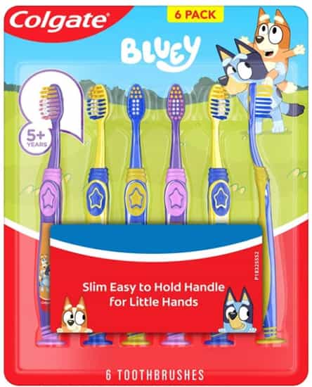 Colgate Bluey Manual Toothbrushes (6 pk)