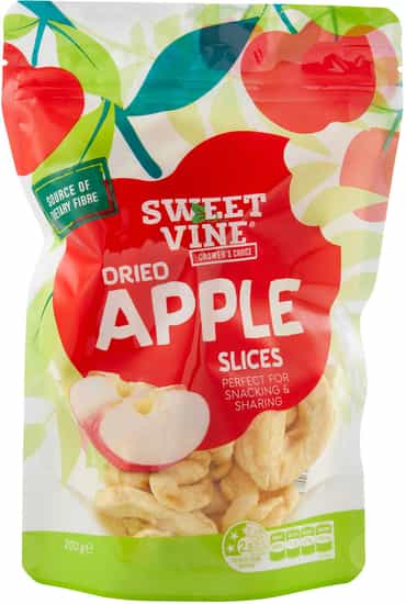 Sweet Vine Dried Apple Slices (200 gs)