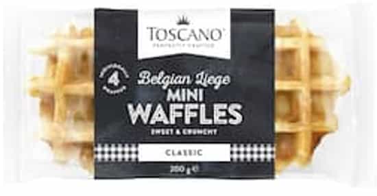 Toscano Mini Waffles (200 gs)