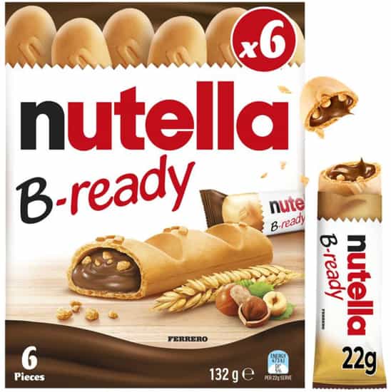 Nutella B-Ready Wafer Biscuits Multipack (22 g 6 pks)