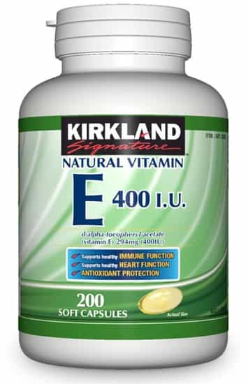 Kirkland Signature Natural Vitamin E 400IU (200 pk)