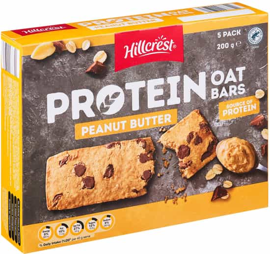 Hillcrest Peanut Butter Oat Protein Bars (200 gs)