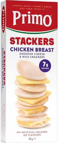 Primo Stackers Chicken Cheese & Crackers (45 gs)