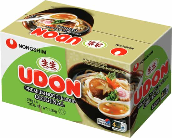 Nongshim Udon Noodle Bowl (276 g x 6 pk)