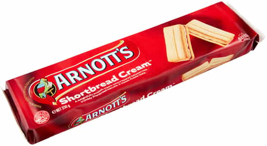 Arnott's Shortbread Cream Biscuits (250 gs)