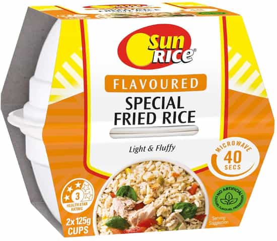 SunRice Microwave Special Fried Flavor Rice Cups (125 g 2 pks)
