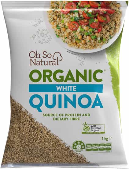 Oh So Natural Organic Quinoa White (1 kg)