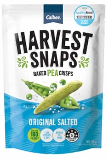 Harvest Snaps Original Salted Baked Pea Crisps (120 gs)