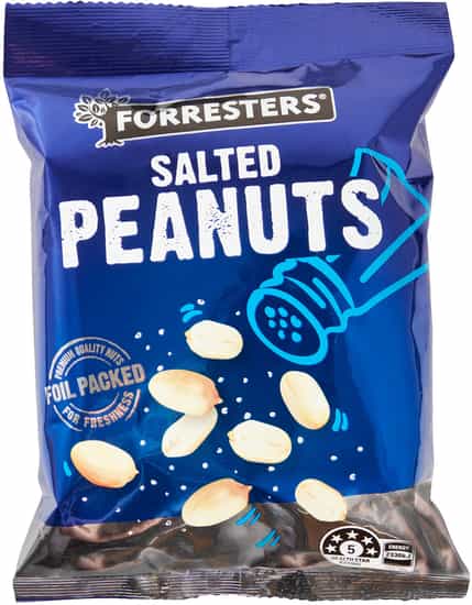 Forresters Salted Peanuts (375 gs)