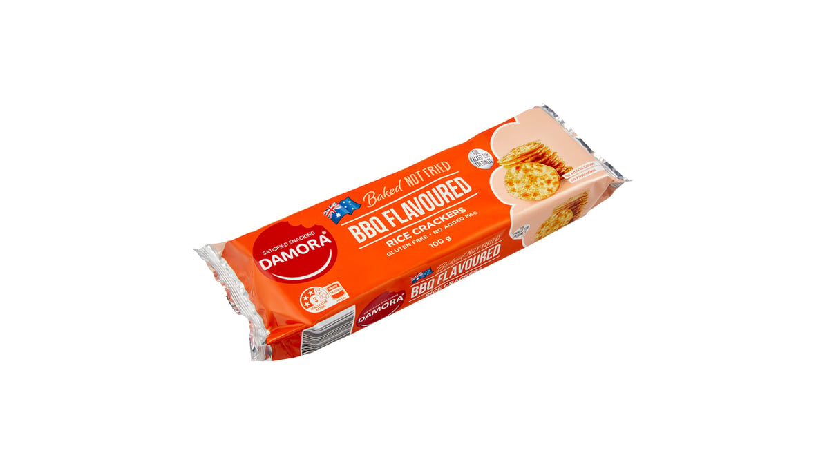Damora BBQ Rice Crackers (100 gs)
