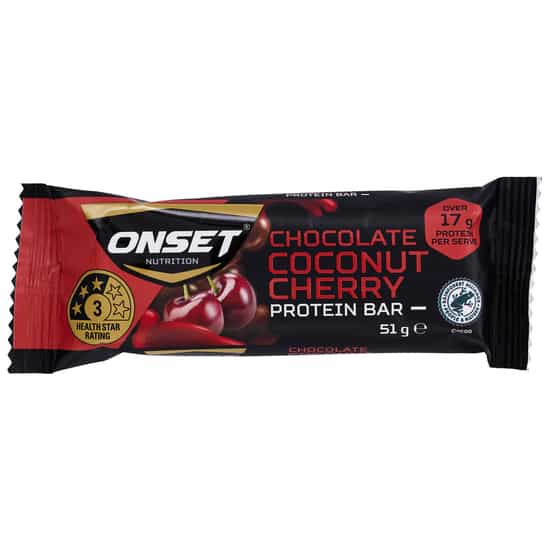 Onset Protein Bar Choc Cherry (51 gs)