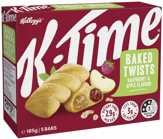Kellogg's Raspberry & Apple Flavour Snack Bars (185 g × 5 pks)