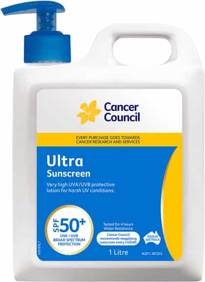 Cancer Council SPF50+ Ultra Sunscreen (1 L)
