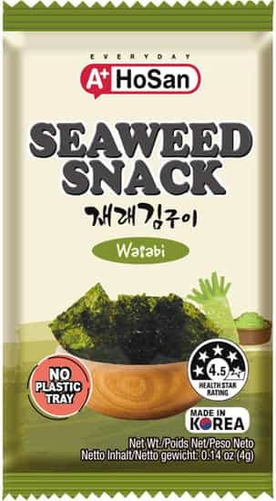 A+ HoSan Wasabi Seaweed Snack (4 gs)