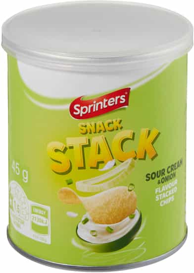 Sprinters Sour Cream & Onion Flavour Potato Chips (45 gs)