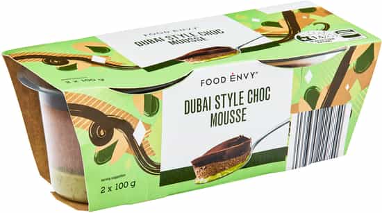 Food Envy Dubai Style Choc Mousse (100 g 2 pks)