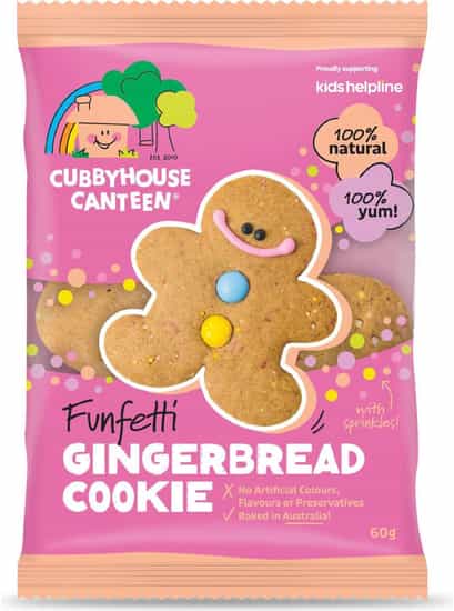 Cubbyhouse Canteen Funfetti Gingerbread Cookie (60 gs)