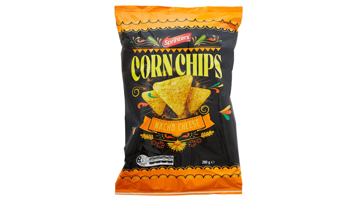 Sprinters Corn Chips Nacho Cheese (200 gs)