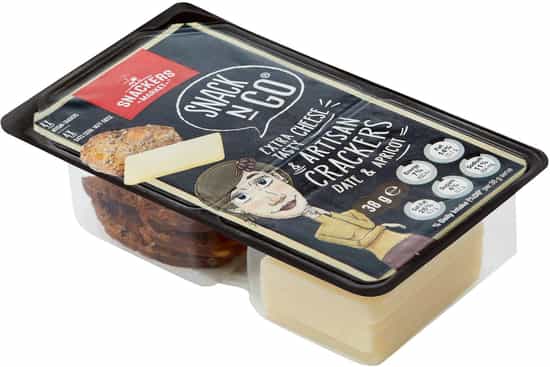Snackers Market Extra Tasty Cheese & Artisan Crackers (38 gs)