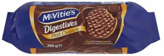 McVitie's Digestives Milk Chocolate Biscuits (266 gs)