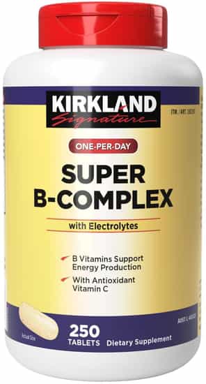 Kirkland Signature Super B Complex with Electrolytes Tablets (250 pk)