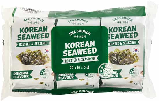 Sea Crunch Korean Seaweed Snack (5 g 6 pks)