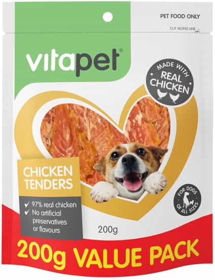 Vitapet Chicken Tenders Dog Treats Value Pack (200 gs)