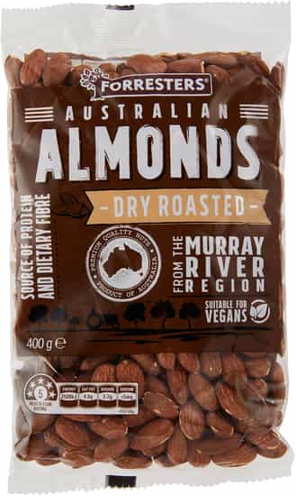 Forresters Dry Roasted Almonds (400 gs)